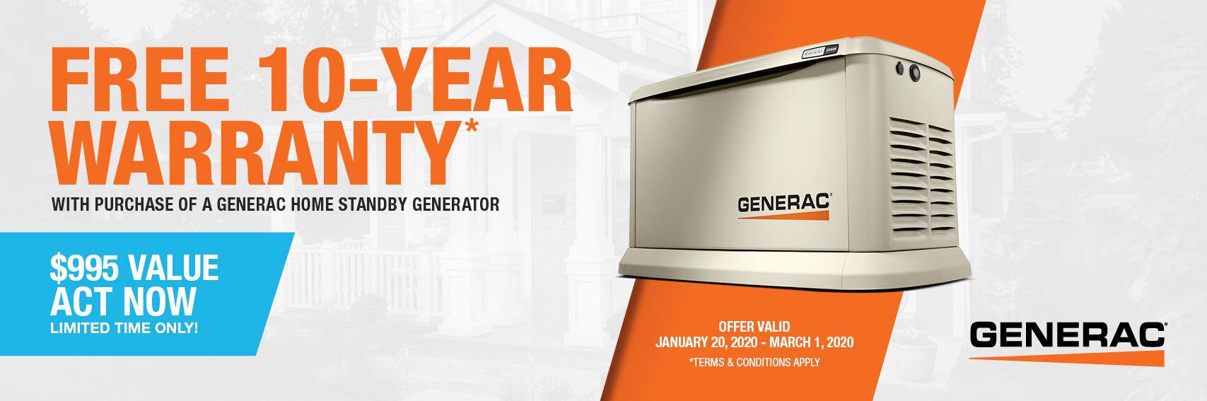 Homestandby Generator Deal | Warranty Offer | Generac Dealer | Longwood, FL